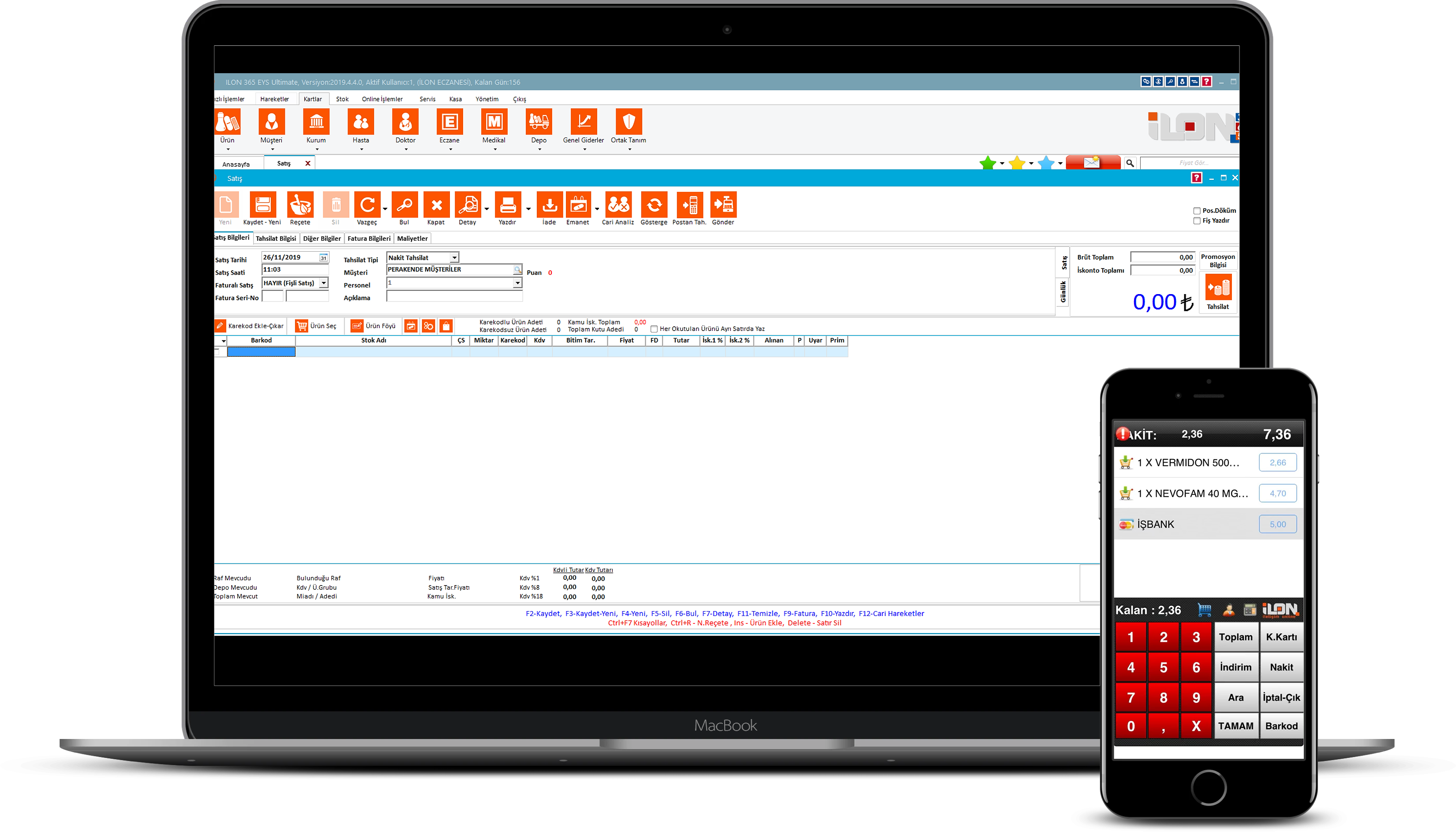 ilon eczane yazılım programı